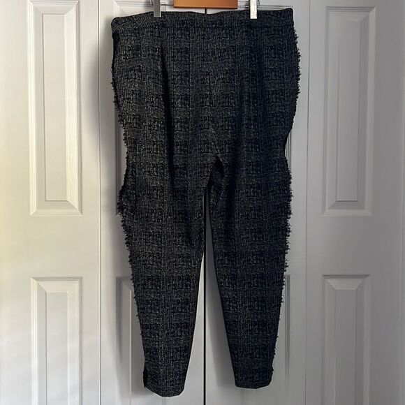 Frank Lyman Black, Grey ,Silver Straight Leg Pants Size 22 NWT - Picture 7 of 14